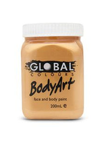 Body Art Face & Body Paint - METALLIC GOLD 200ml