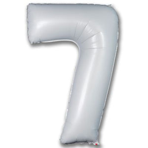 SuperShape Numbers WHITE  #7