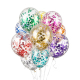 Sempertex 30cm Clear Latex Balloon - Confetti Filled