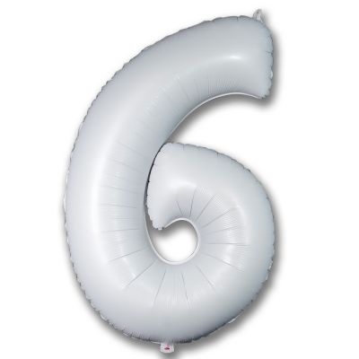 SuperShape Numbers WHITE #6