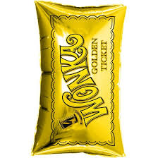 Wonka Golden Ticket SuperShape