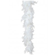 FEATHER BOA - WHITE