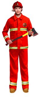 Adults Costume - Fireman