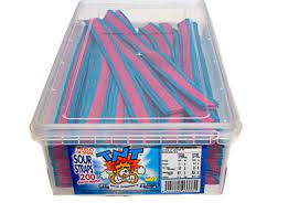 TNT BLUE RASPBERRY SOUR STRAPS 1.4Kg