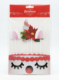 Christmas Unicorn Cake Topper