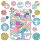 Jumbo Unicorn Table Confetti 48 Pc