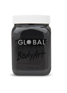 Body Art Face & Body Paint -BLACK 200ml