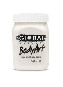 Body Art Face & Body Paint - PEARL WHITE 200ml