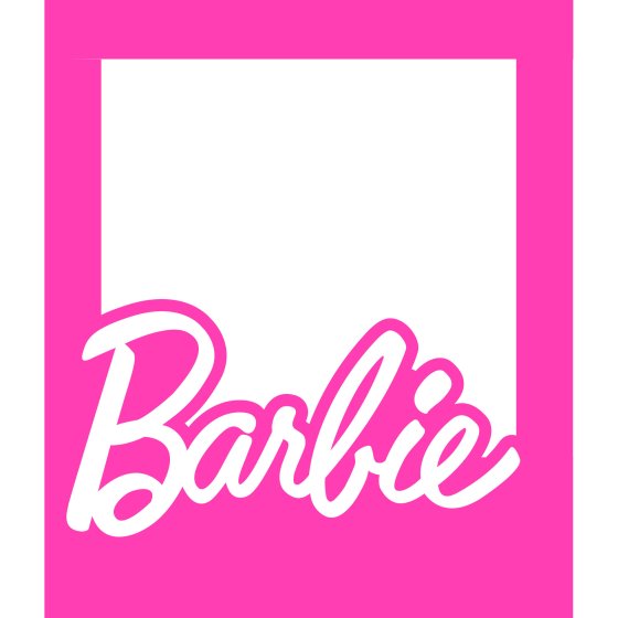 BARBIE PHOTO PROP FRAME