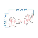 HIRE - 'It's a Girl' Pink LED Light