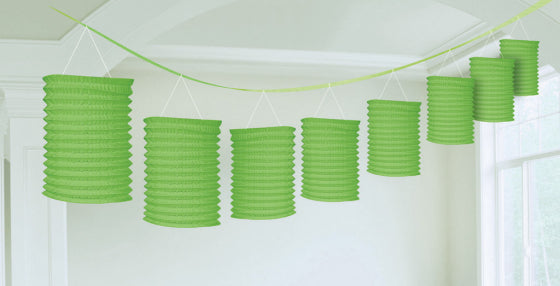Paper Lantern Garland - Lime Green