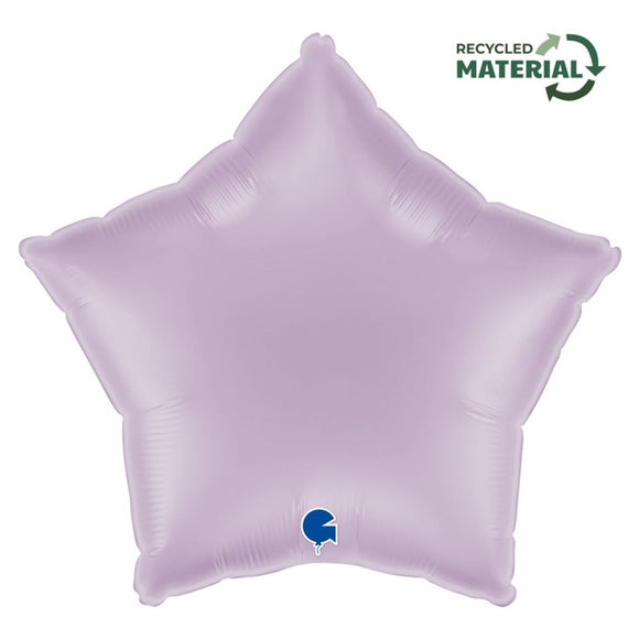 45cm Foil Balloon - STAR - Lilac