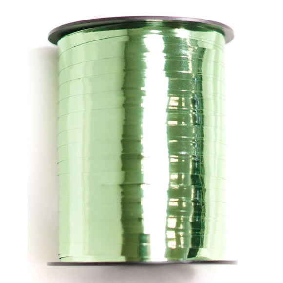 METALLIC Curling Ribbon - LIME GREEN