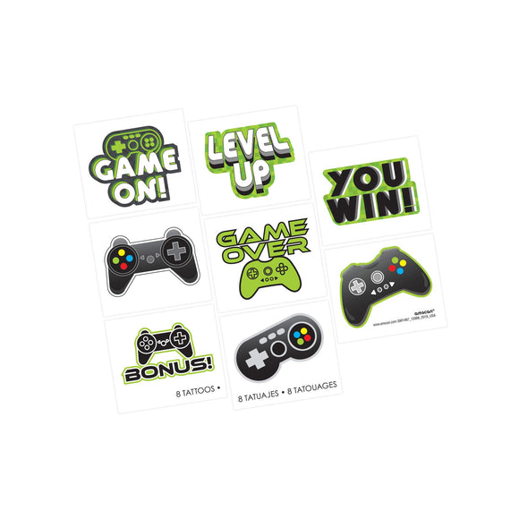 Level Up - Temporary Tattoos