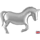 SuperShape Metallic Silver Horse 109cm