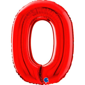 Mid 66cm Numbers RED #0
