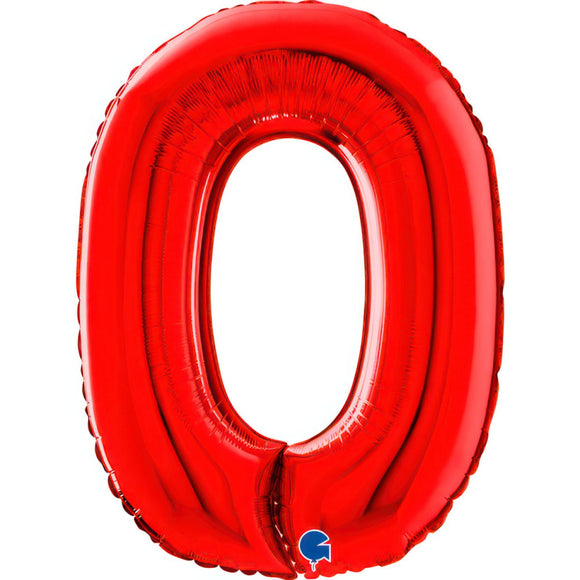 Mid 66cm Numbers RED #0
