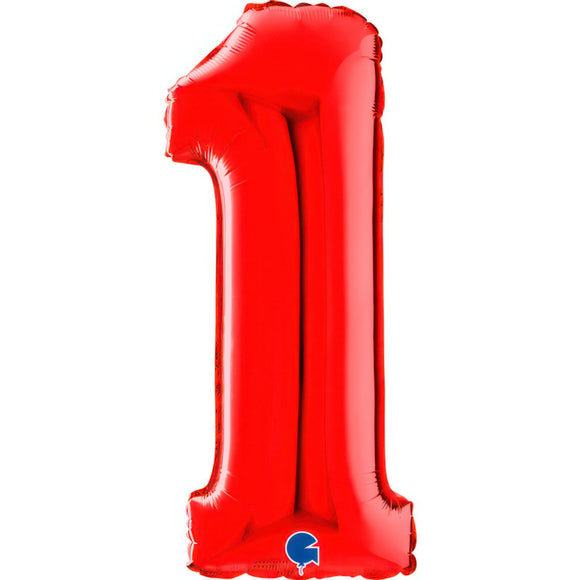 Mid 66cm Numbers RED #1