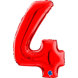 Mid 66cm Numbers RED #4