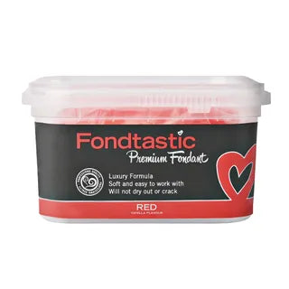 FONDTASTIC Premium Fondant 250gm/8oz - RED