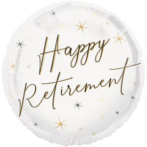 45cm Foil Balloon - HAPPY RETIREMENT