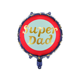 Party Deco Foil Round 45cm Super Dad