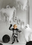 Party Deco Foil Shape Ghost with Tassels 93cm x 86cm