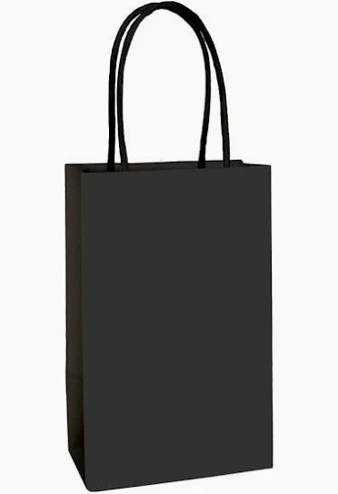 KRAFT LOOT BAGS - BLACK