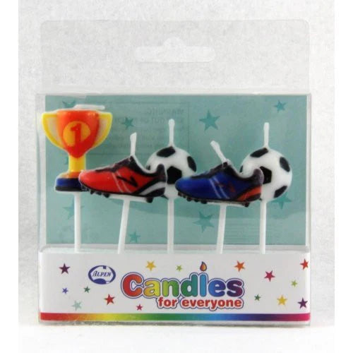 Soccer Candles (5pc)