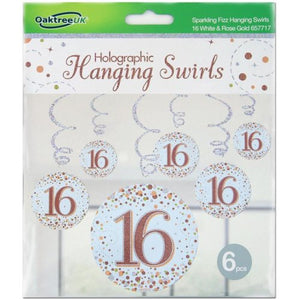 SPARKLING FIZZ HANGING SWIRLS - #16