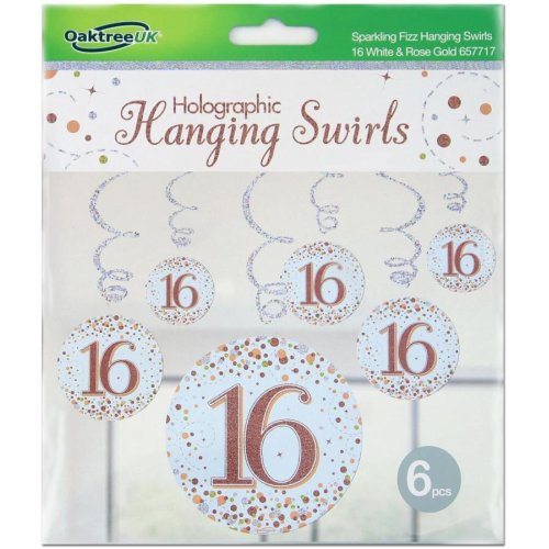 SPARKLING FIZZ HANGING SWIRLS - #16