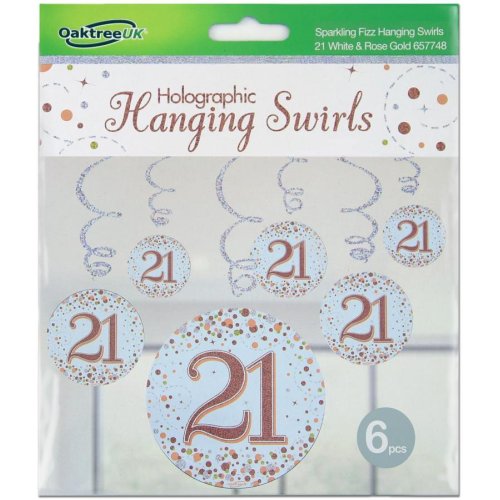 SPARKLING FIZZ HANGING SWIRLS - #21