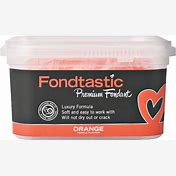 FONDTASTIC Premium Fondant 226gm/8oz - ORANGE