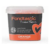 FONDTASTIC Premium Fondant 908gm/2lb - ORANGE