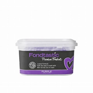 FONDTASTIC Premium Fondant 226gm/8oz - PURPLE