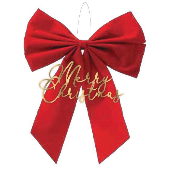 Christmas Bow Decoration