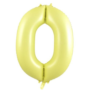 MIDS Numbers PASTEL YELLOW  #0
