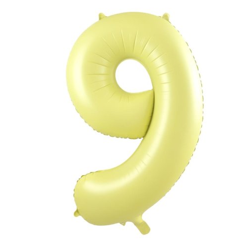 Mid 86cm Numbers PASTEL YELLOW #9
