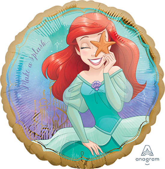 45cm Foil Balloon - ARIEL (The Little Mermaid)