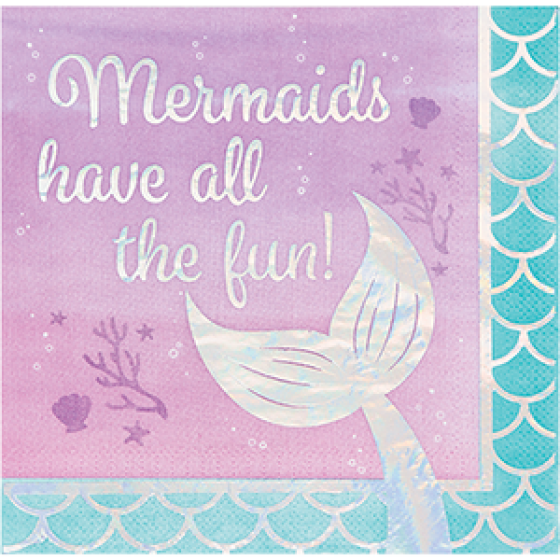 Lunch Napkins - MERMAID