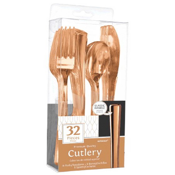 CUTLERY SET -  ROSE GOLD (Premium Quality)