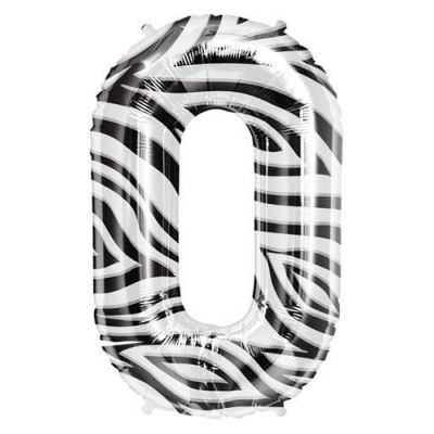 SuperShape Numbers ZEBRA #0 (DELETED LINE)