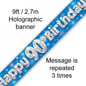 Banner - Happy Birthday -90TH BIRTHDAY