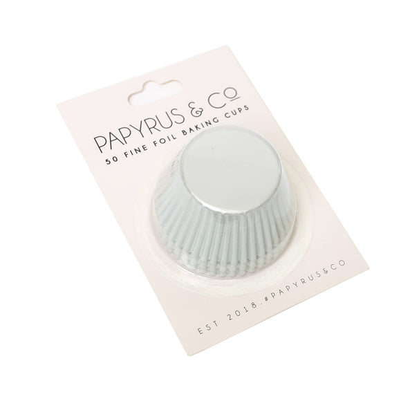 PAPYRUS & CO Foil Baking Cups WHITE