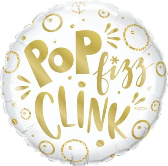 45cm Foil Balloon - CELEBRATE POP FIZZ