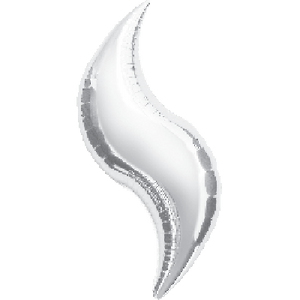 SuperShape Foil - CURVE Silver 42"