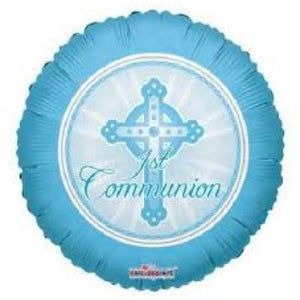 45cm Foil Balloon - COMMUNION BOY