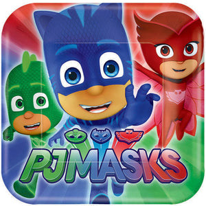 Party Paper Plates 17cm - PJ MASK