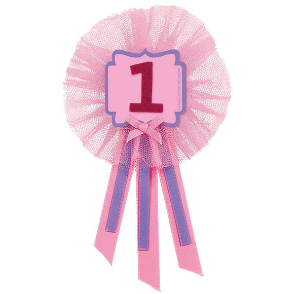 Award Ribbon - 1st BIRTHDAY GIRL