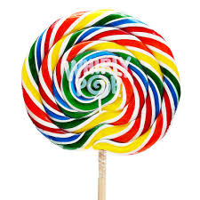 Sweet World SWIRL POPS - Rainbow - Large 200gm